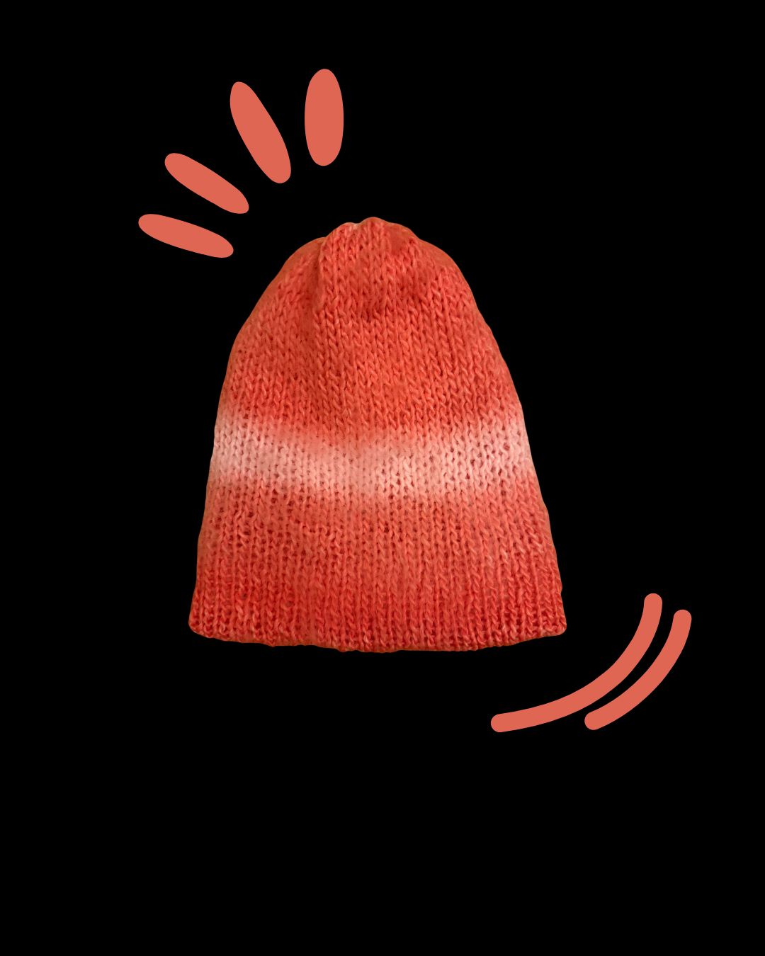 Marhuľovo-ružová čiapka