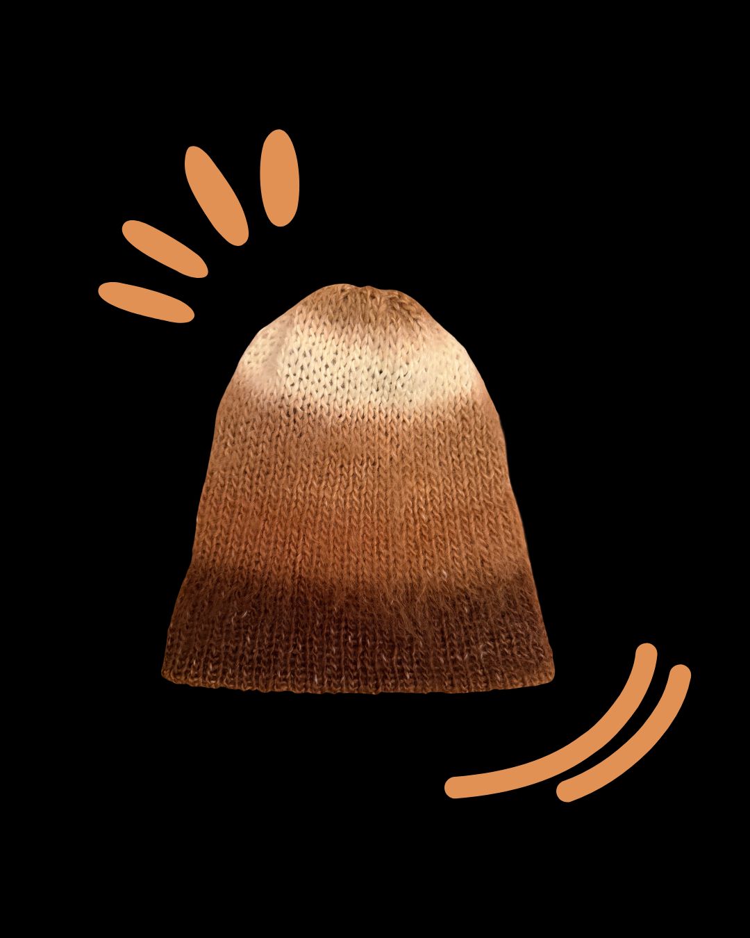 Karamelovo-hnedá čiapka